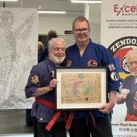 Professor Paul Bowman mit Shihan Ralph Hödl
